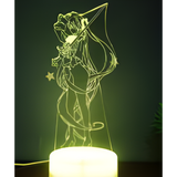 3D LED Night Light - Hatsune Miku - Fencing