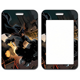 ID Card Badge Holder - DC Comics - Batman Leaping Over Gotham City Buildings