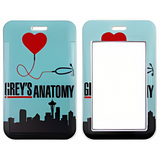 ID Card Badge Holder - Grey's Anatomy - Logo With Heart Stethoscope