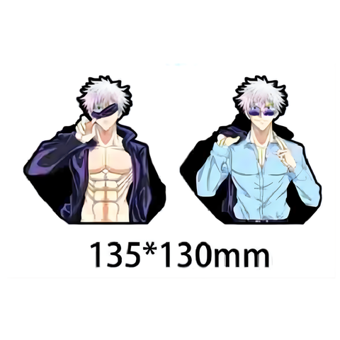 3D Lenticular Sticker - Jujutsu Kaisen - Satoru Gojo Casual & Shirtless