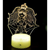 3D LED Night Light - Danganronpa - Junko Enoshima Crown