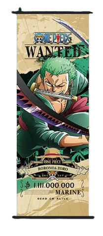 Scroll Hanging Painting - One Piece - Zoro