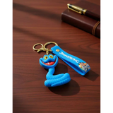 3D PVC Figure Keychain - Zootopia - Blue Snake With Characters