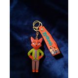 3D PVC Figure Keychain - Zootopia - Nick Wilde Hands On Hips