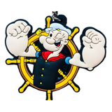 Popeye at the Wheel PVC keychain