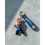 3D PVC Figure Keychain - Zootopia - Judy Hopps Police Uniform Variant 4