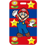 ID Card Badge Holder - Super Mario - Mario waving with power-ups