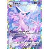 Card Keychain - Pokémon - Espeon Stage 1 Custom fan art full art card