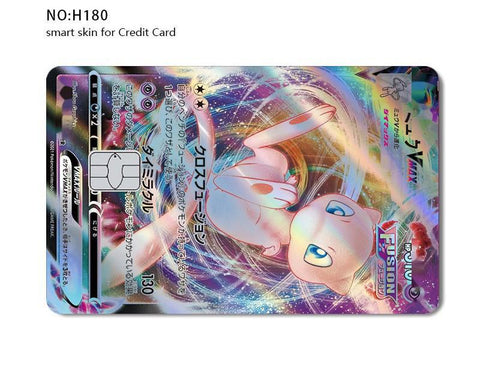 Credit Card Skin Sticker - Pokemon - Mew Holographic Card