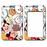 ID Card Badge Holder - Disney Tsum Tsum - Character Pile White
