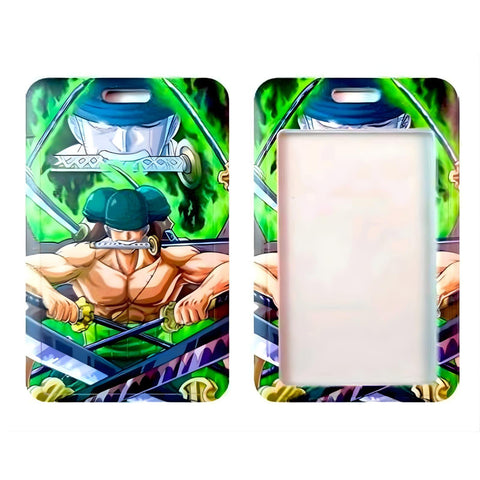 ID Card Badge Holder - One Piece - Zoro Three Sword Style