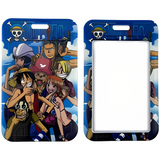 ID Card Badge Holder - One Piece - Straw Hat Pirates Group Shot Blue Sky