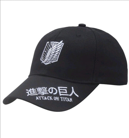 Snapback Cap - Attack on Titan - Wings of Freedom (Black)