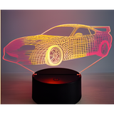 3D LED Night Light - Automotive - Classic Sports Car