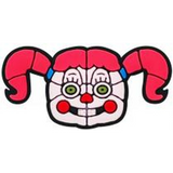 Crocs Charm - Five Nights at Freddy's - Circus Baby Head With Red Pigtails