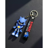 3D PVC Figure Keychain - Sonic the Hedgehog - Chibi Metal Sonic