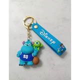 3D PVC Figure Keychain - Monster University - Sulley Mike Basketball Jersey