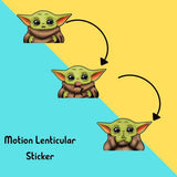 3D Lenticular Sticker - The Mandalorian -  Grogu