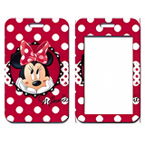 ID Card Badge Holder - Mickey & Friends - Minnie Mouse Red Polka Dot