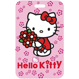 ID Card Badge Holder - Sanrio - Hello Kitty holding flowers