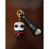3D PVC Figure Keychain - DC Comics - Chibi Deadshot Holding Rifle