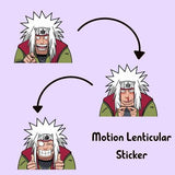 3D Lenticular Sticker - Naruto - Jiraiya