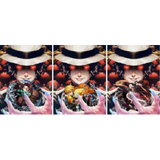 3D Lenticular Poster 12x16 - Demon Slayer - Muzan Kibutsuji, Tanjiro Kamado, Zenitsu Agatsuma, Inosuke Hashibira