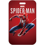 ID Card Badge Holder - Marvel - Spider-Man Crouching On Red Background