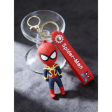 3D PVC Figure Keychain - Spider-Man - Chibi Iron Spider Standing