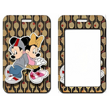 ID Card Badge Holder - Mickey & Friends - Mickey And Minnie Mouse Back-to-Back