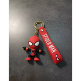 3D PVC Figure Keychain - Spider-Man - Chibi Web-slinging