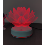 3D LED Night Light - Lotus Flower