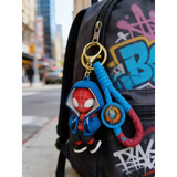 3D PVC Figure Keychain - Spider-Man - Miles Morales Blue Hoodie Variant 2