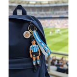 3D PVC Figure Keychain - Football Club - Maradona Argentina Striped Kit