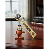3D PVC Figure Keychain - Garfield - Smiling With Thumbs Up
