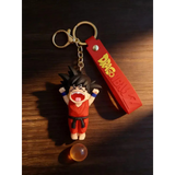 3D PVC Figure Keychain - Dragon Ball Z - Chibi Goku Screaming