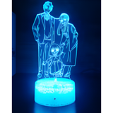 3D LED Night Light - Spy × Family - Loid, Yor, and Anya Forger