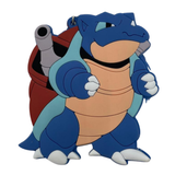 Pokémon Blastoise standing with water cannons keychain PVC keychain