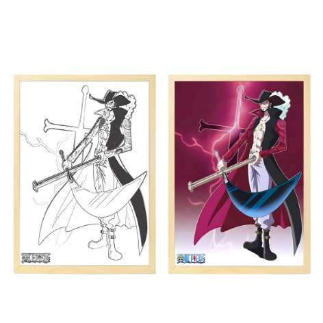 Painting Light Lamp - One Piece - Dracule "Hawk Eyes" Mihawk