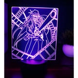 3D LED Night Light - Black Butler - Grell Sutcliff