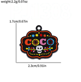 Bracelet Charm - Coco - Coco logo skull plaque