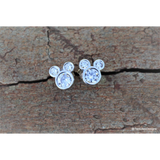 Stud Earrings - Disney - Mickey Mouse Zircon