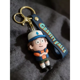 3D PVC Figure Keychain - Gravity Falls - Dipper Pines Crossed Arms