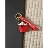 3D PVC Figure Keychain - Peanuts - Snoopy On Doghouse