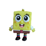 3D PVC Figure Keychain - SpongeBob SquarePants - Spongebob Happy Tongue Out