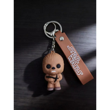 3D PVC Figure Keychain - Star Wars - Chibi Chewbacca Bowcaster