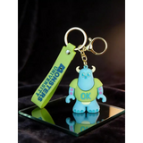 3D PVC Figure Keychain - Monsters Inc - Sulley OK Shirt