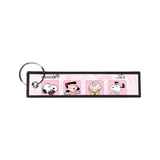 Peanuts Snoopy, Lucy van Pelt, Charlie Brown, Snoopy embroidery keychain