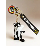 3D PVC Figure Keychain - Looney Tunes - Sylvester The Cat Figure