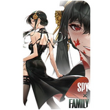 ID Card Badge Holder - Spy x Family - Yor Forger In Black Dress